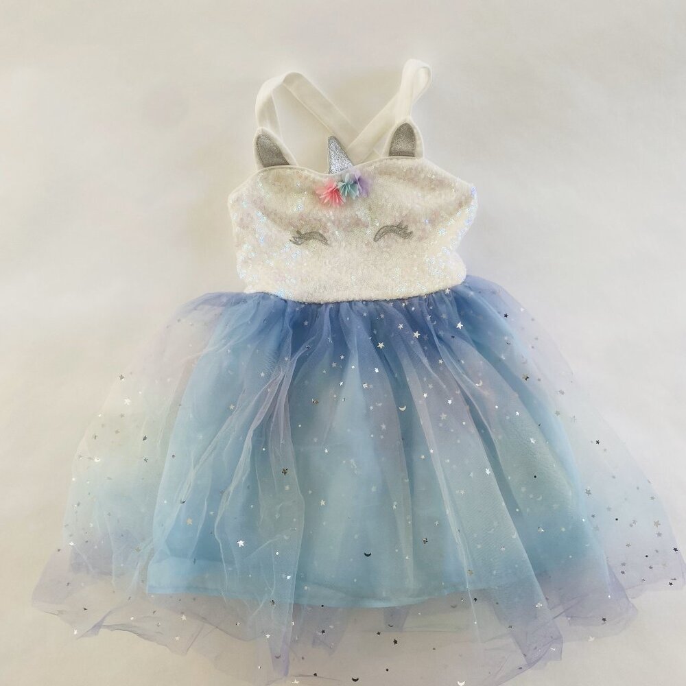 Zunie Sequin Unicorn Tutu Dress SIZE 4